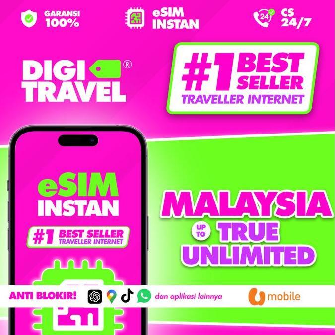 Card - Esim Malaysia Unlimited Internet 4G 5G | Esim Malaysia Kuala Lumpur Unlimited Data Internet |