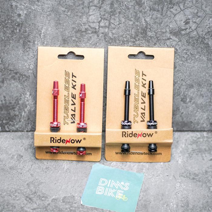 Tubeless Valve RIDENOW Pentil Tubeless Sepeda Roadbike Mtb Presta Tubeless Air Valve
