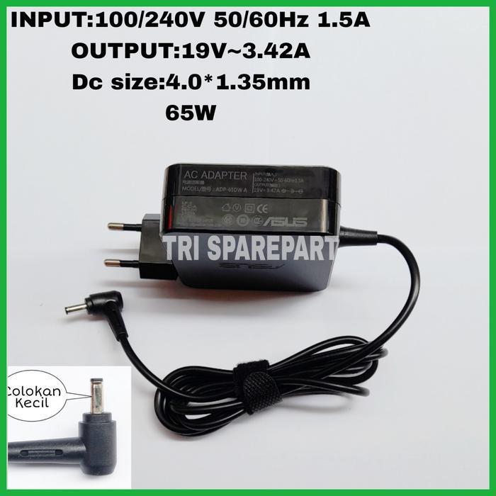 Adaptor Charger Laptop Asus W15-065N1B 19V 3.42A 4.0X1.35mm Original