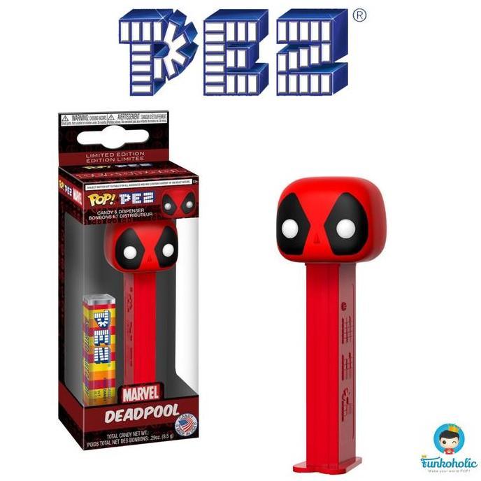 mainan - Funko POP PEZ Candy Marvel Deadpool - Deadpool Diskon