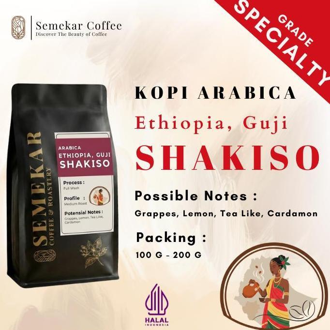 Best Seller Semekar Coffee - Biji Bubuk Kopi Arabika Ethiopia Guji  Shakiso Fresh Roasted Beans Prem