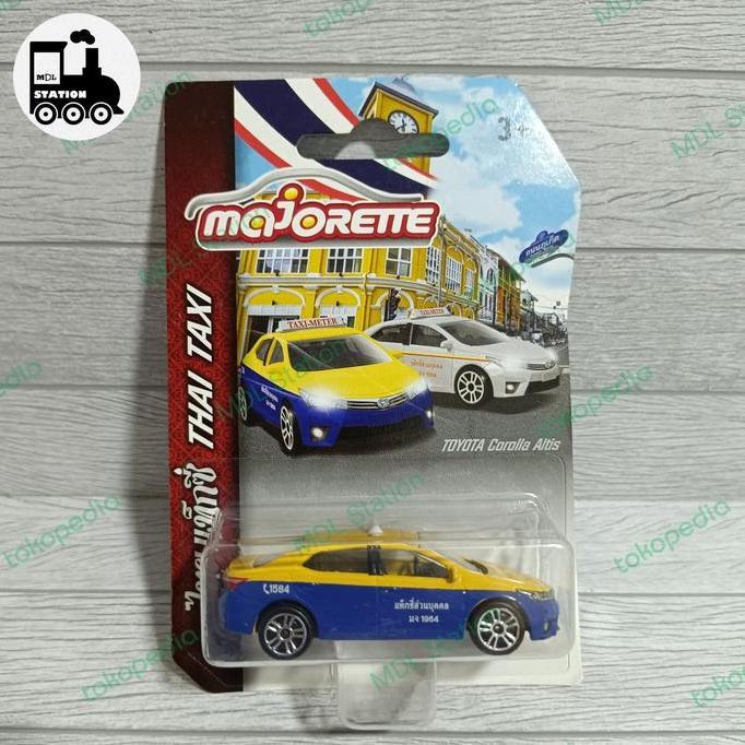 MAJORETTE THAI TAXI DIECAST - TOYOTA COROLLA ALTIS MDLS27