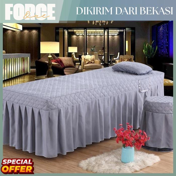 Force One Sprei Bed Salon dan Selimut Bed Cover Sprei Klinik Sprei Salon Rumbai Sprei Bad Eyelash Sp