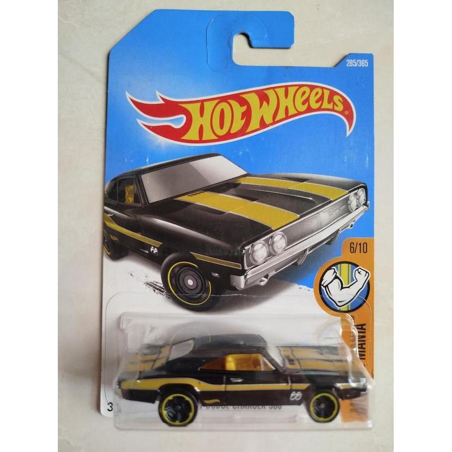 HOTWHEELS TAMPO MOONEYES - '69 DODGE CHARGER 500 BLACK - MUSCLE MANIA DVC41-D7B3 MCS27