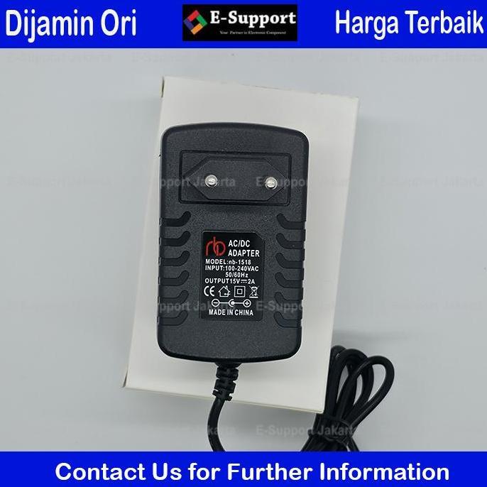 Rexcom- Adaptor 15V 2A Power Supply Switching 15V 2A