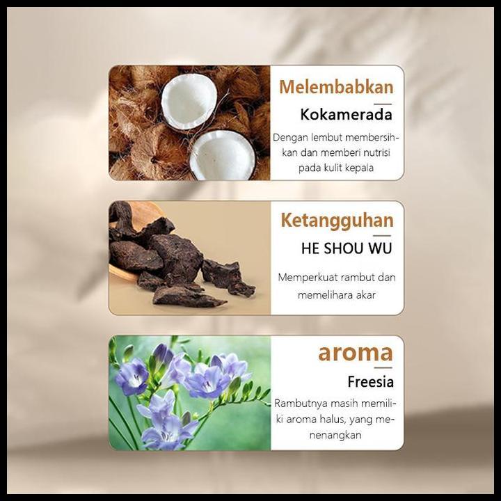 Cod Shampo Anti Ketombe Shampo Kelapa Memperbaiki Kulit Kepala Sampo Penghilang Ketombe Kontrol Miny