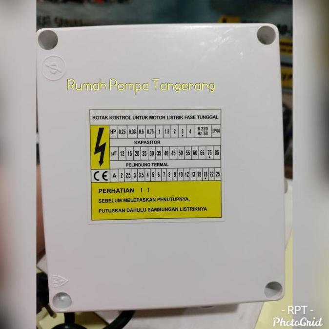 CONTROL BOX POMPA AIR SUBMERSIBLE 3HP 1PHASE 220 VOLT READY