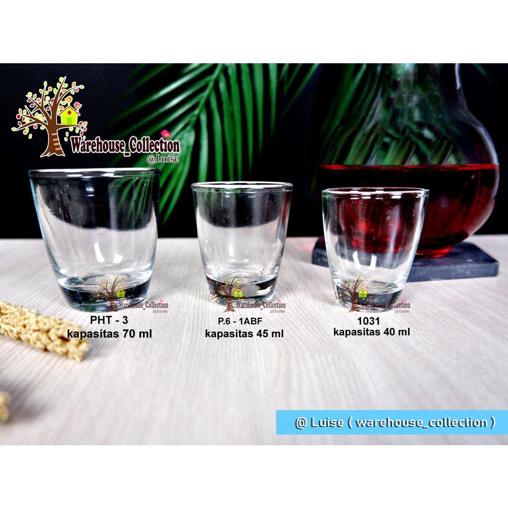 Gelas Sloki / Shot Glass / Sloki Glass / Isi 3 Biji