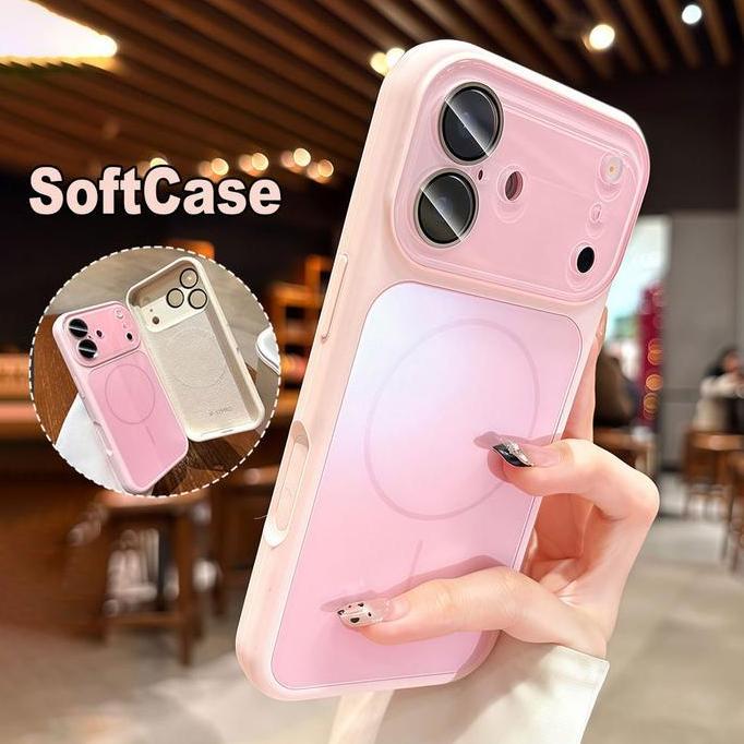 Promo - [Desain Penyambungan Bahan Silikon Cair 17Promax Softcase] Premium Bisa Dicuci Lapisan Belud