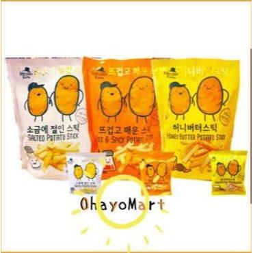 Foodcurt- Master Kim Potato Snack - Salted - Spicy - Honey Butter