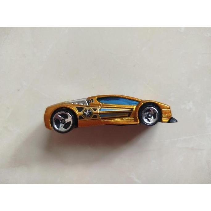 0044 ASSORTED DIECAST LOOSE : HOTWHEELS RARE - ZOTIC GOLD COLOUR MCS27