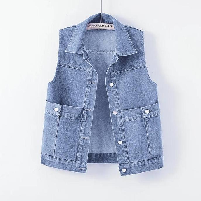 Pilihan - 985-Rompi Jeans Wanita/Rompi Wanita/Rompi Jeans Wanita Kekinian Atasan