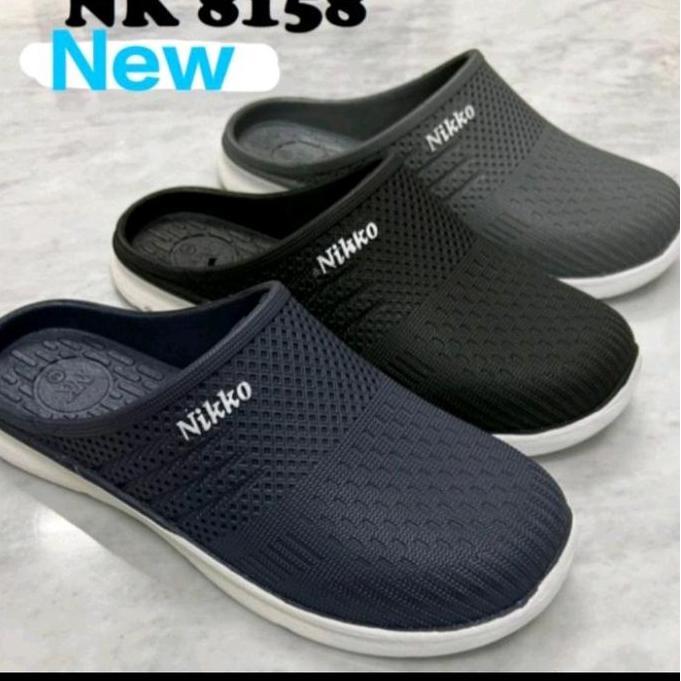 Shoe- Sandal Sepatu Selop Pria Karet Nikko  8158