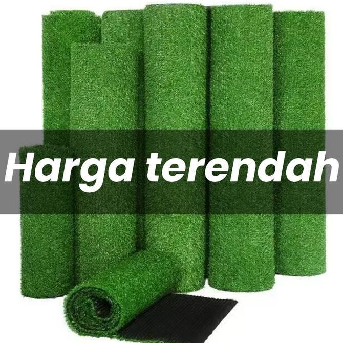 MEGA Promo Rumput Sintetis 100x200 CM Tipe Swiss Tebal 3 CM rumput sintetis sepak bola rumput jepang