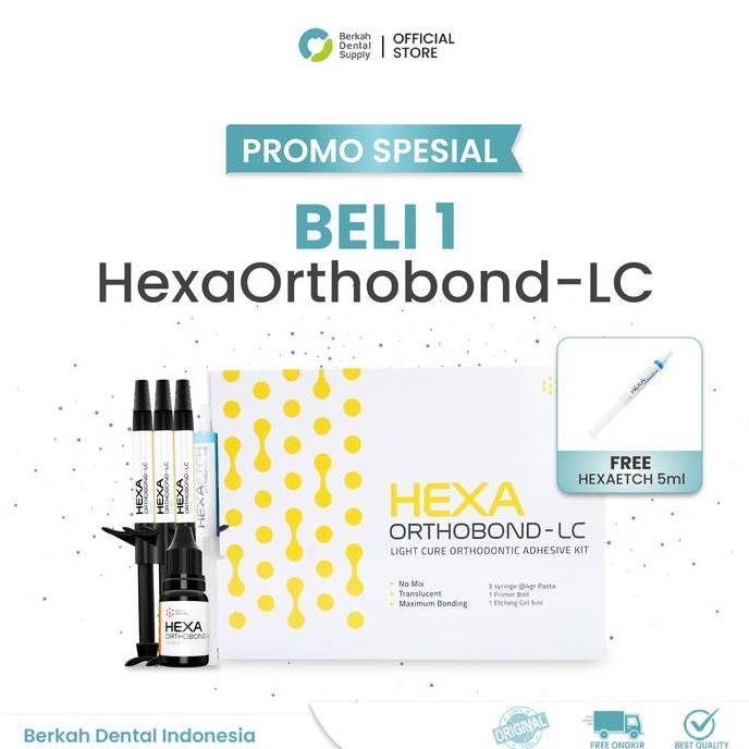 Dental Hexa Orthobond Set / Lem Bracket Behel Gigi Ortho Set