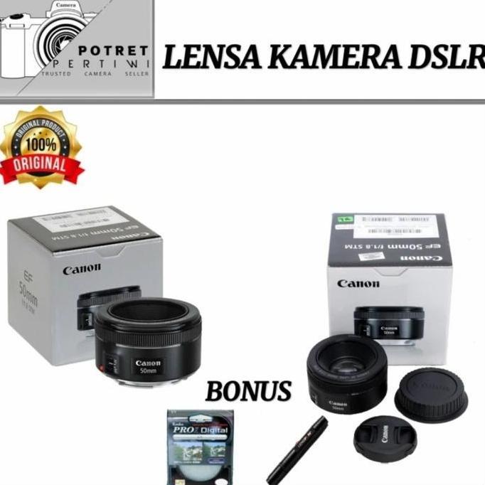 NEW CANON EF 50MM F1.8 STM / LENSA CANON EF 50MM F1.8 / LENSA CANON STM