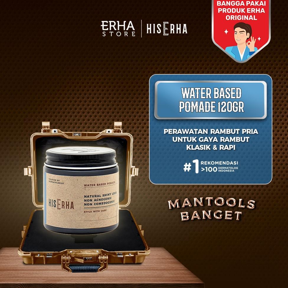 HIS ERHA WATERBASED POMADE 120G - POMADE WATERBASED MURAH