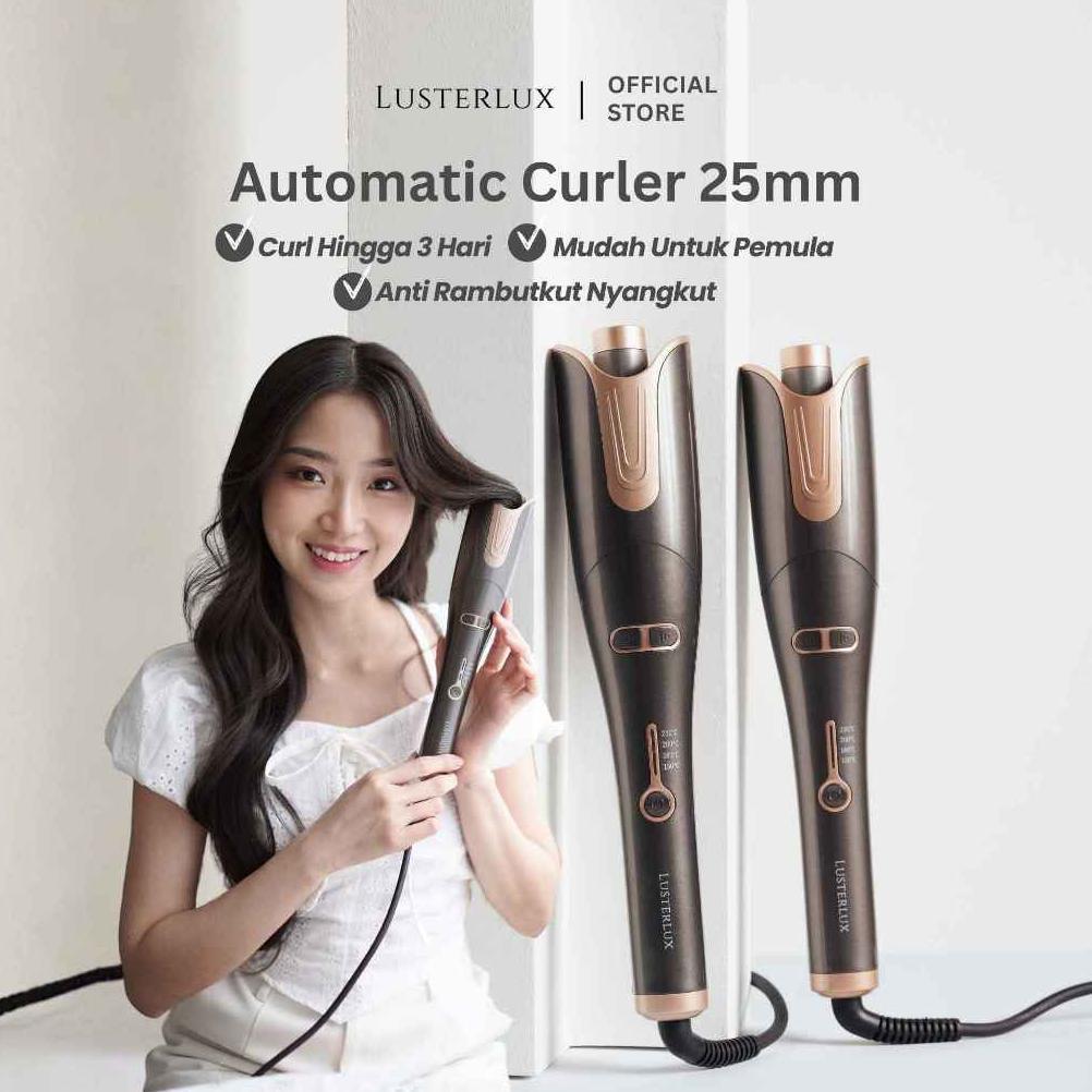 LUSTERLUX AUTOMATIC CURLER, CATOKAN CURLY OTOMATIS MURAH