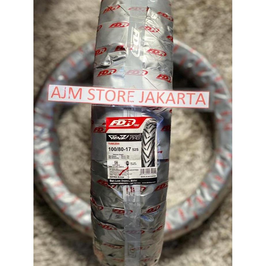 Pneu - Fdr  Genzi Pro 100/80-17 Tubeless..