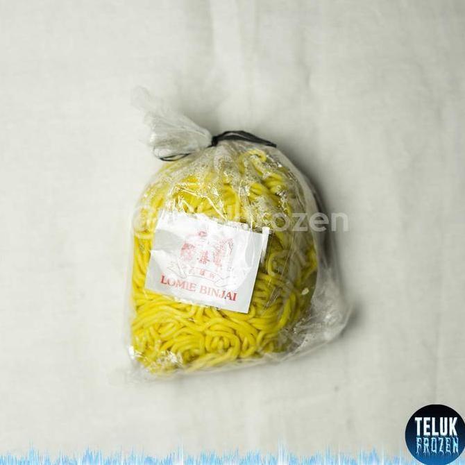 Pst - Mie Hokkian / Hok Kian / Mie Kuning Lomie Binjai 500 Gr Asli Halal