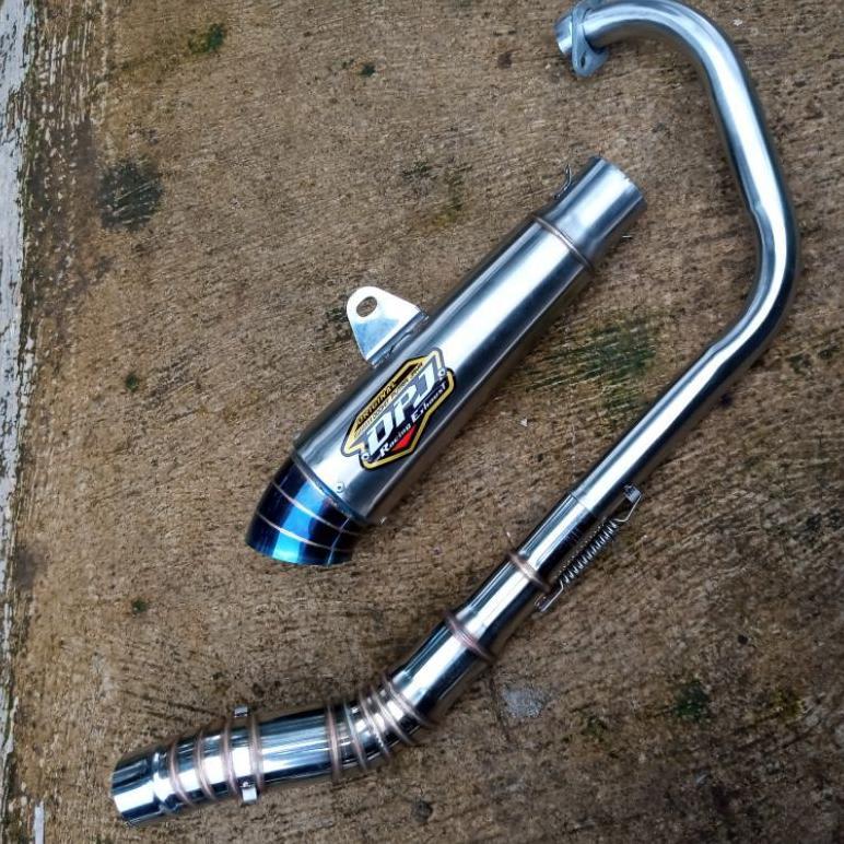 Original Knalpot Dpj Keong Sarteng Ujung Blue Tiger Gl Fu Mp Verza Vixion Cb Mx Cbr Sonic R15 Scorpi