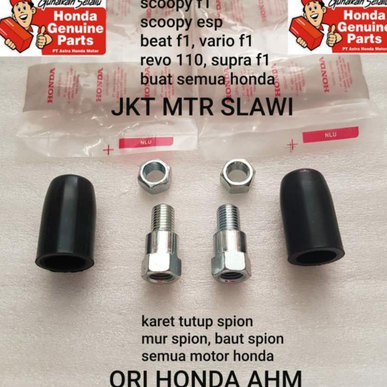 MUR SPION BAUT SPION KARET TUTUP SPION KARET SPION SCOOPY F1 NEW SCOOPY ESP STYLISH HARGA SATUAN