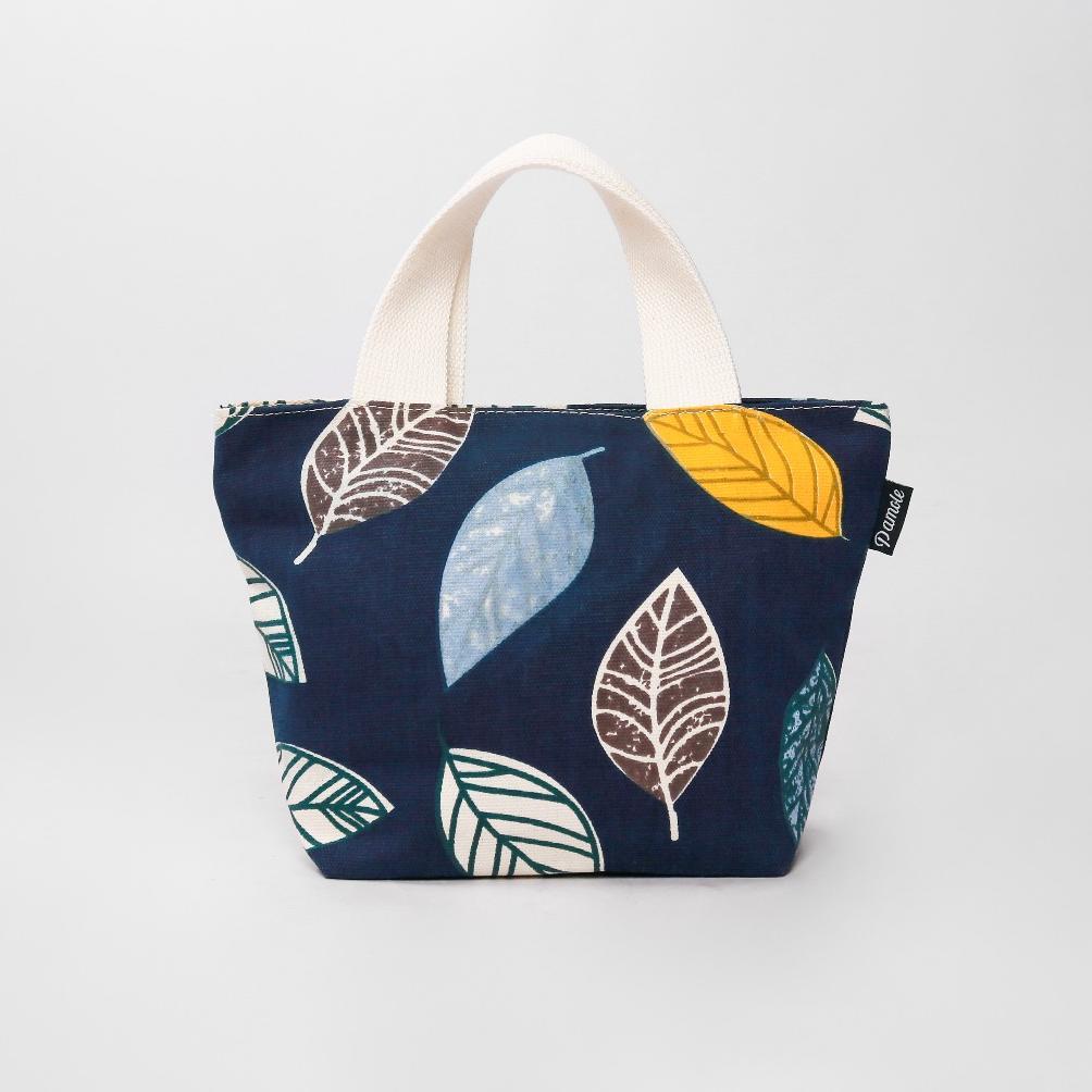 OFFICIAL Pamole Pouch Travelling Mini Totebag Bahan Kanvas - Shara Series
