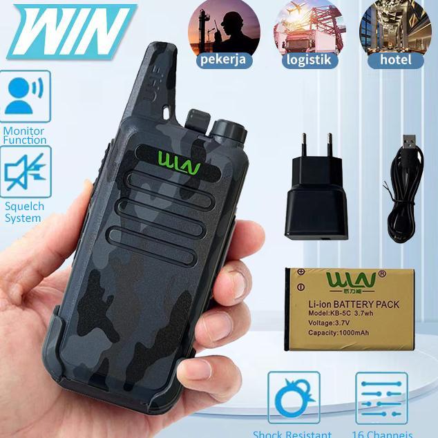 Radio HT WLN UHF C1 radio Handy Talky UHF walkie-talkie genggam 1 unit