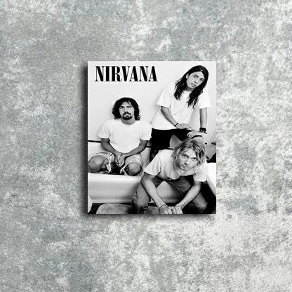 POSTER HIASAN DINDING BAND NIRVANA FB27
