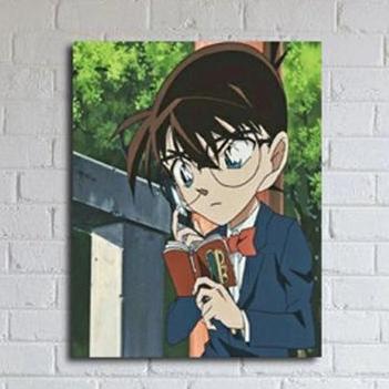 POSTER HIASAN DINDING ANIME DETECTIVE CONAN FB27