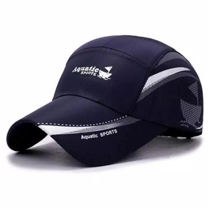 Premium Topi Baseball Hat Cap Distro Aquatic Sport Parasut Anti Air Olahraga Quick Dry Cepat Kering 