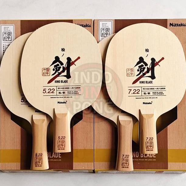 TERMURAH - Nittaku Hino 5.22 7.22 Carbon FL CP Kiso Hinoki Blade 522 722 Tipis More