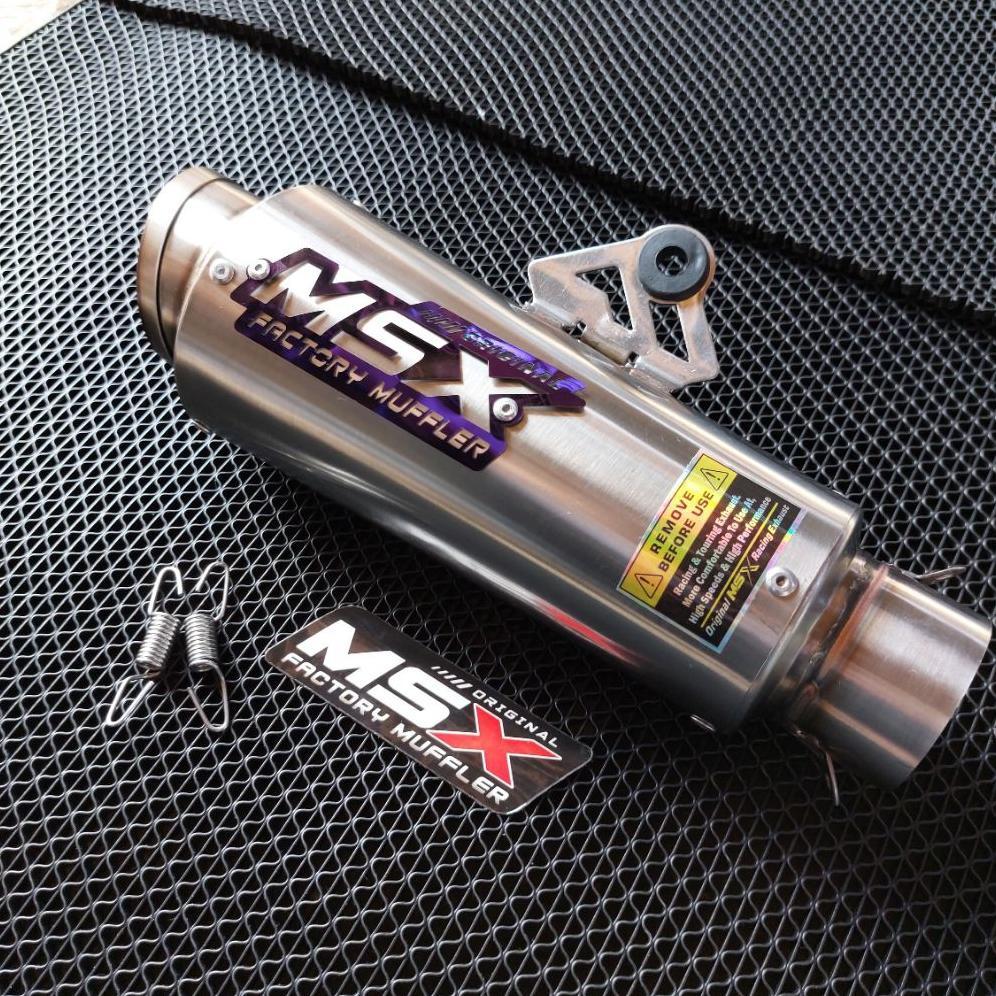 Limited Slincer Knalpot Original Msx Inlet 50 Jrm D50 Knalpot Jrm Slincer Only