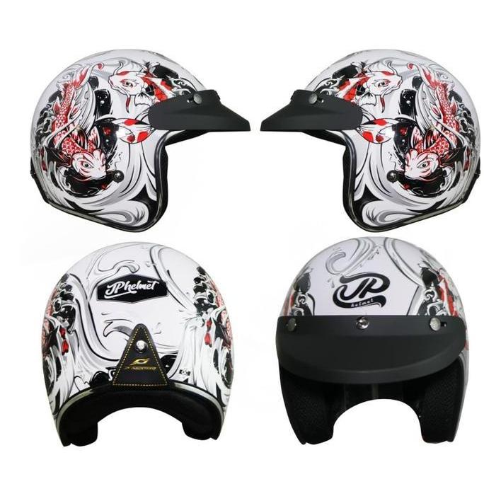 Helm JP Retro Bigie KOI