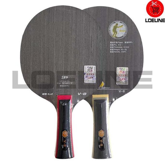 TERMURAH - Kayu Bet Bat Pingpong Hitam Tenis Meja RITC 729 Friendship V-8 Bagus