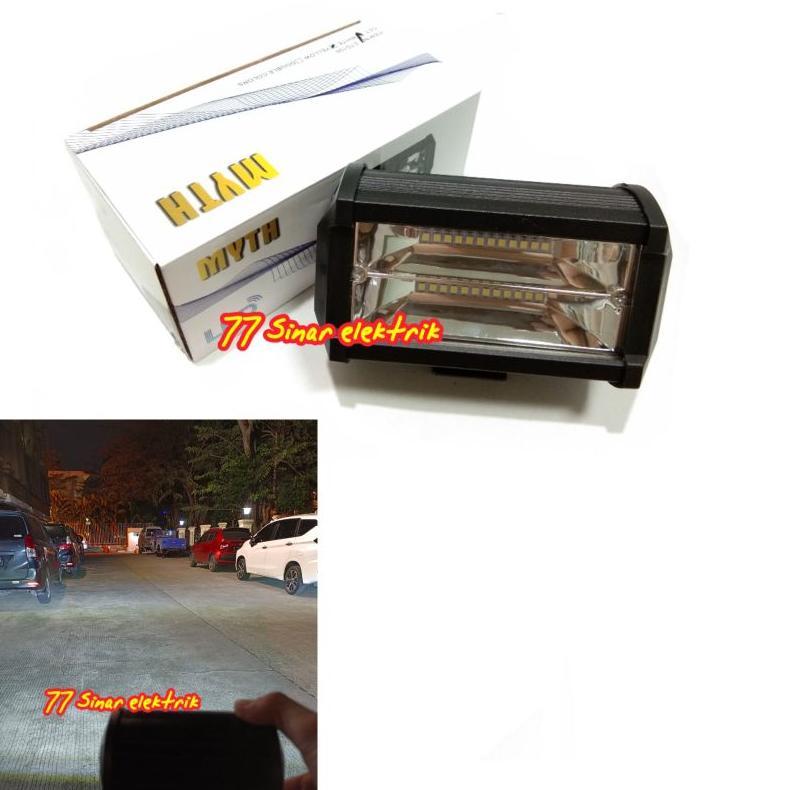Terlaris Lampu Tembak Sorot Led 24 Mata Myth Cree Putih Lampu Tembak Led Motor Mobil 12 -24 Volt