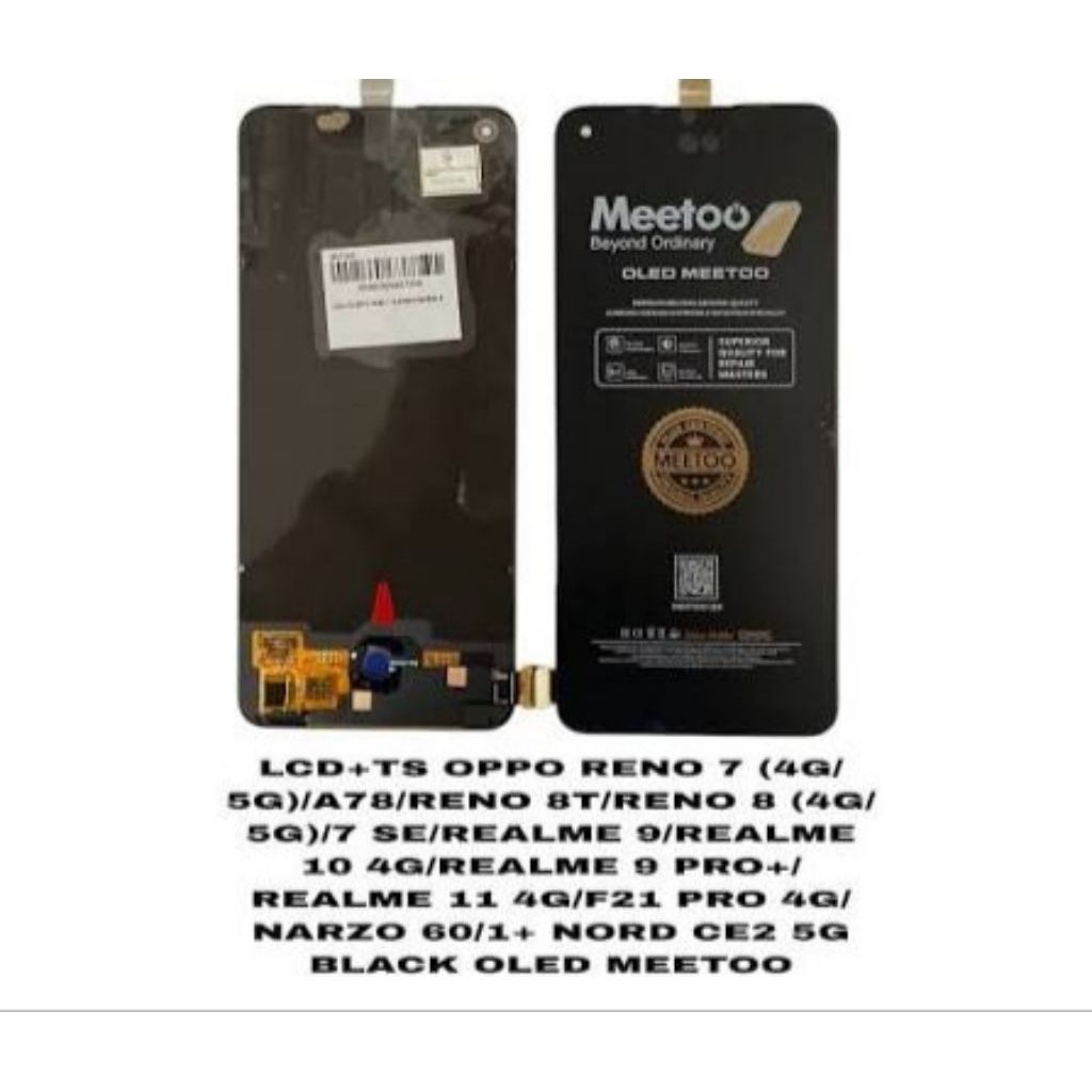 lcd Oppo Reno 7 (4g/5g)/a78 4g/f21 pro 4g/f21s pro 4g/find x5 lite/Reno 8t 4g/Reno 8(4g/5g)/Reno 7 S