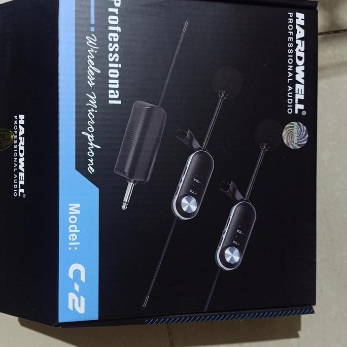 Mic imam masjid wireless 2 mic jepit [terbaik]