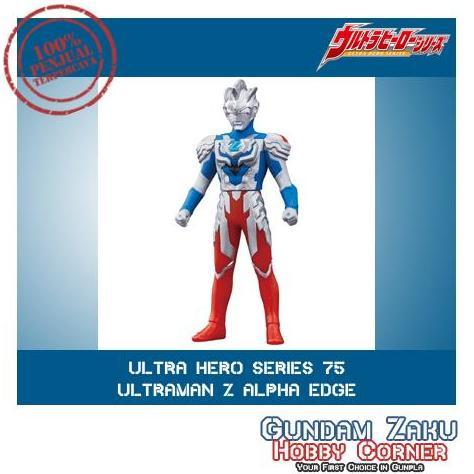mainan - ULTRA HERO SERIES 75 ULTRAMAN Z ALPHA EDGE BANDAI FIGURE Toy Diskon