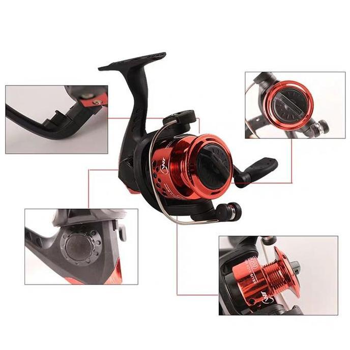 1 Set Spining Fishing Set 1.65m/1.8m/2.1m  joran pancing UL/L/ML Spinning Fishing Rod 2 Sections and