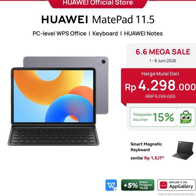 UCL_GRAMARI - HUAWEI MATEPAD 11.5-INCH TABLET | PC-LEVEL WPS OFFICE | KEYBOARD | HUAWEI NOTES