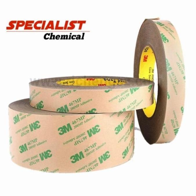 Dome- Double Tape 3M 467Mp 200Mp Adhesive Tape Transparan/ Perekat Bening