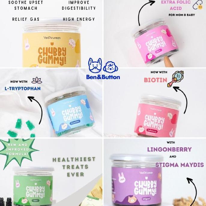 Fisher- Chubby Gummy - Vitamin Anjing Kucing - All Variant