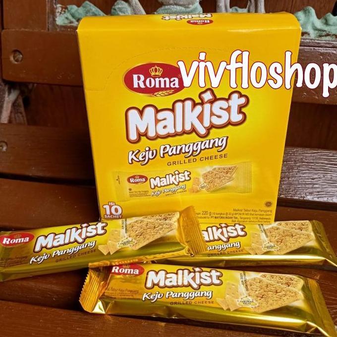 Crispy- Roma Malkist Keju Panggang (Box Isi 10)