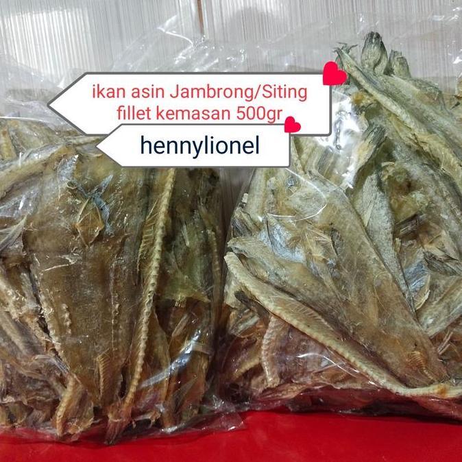 READY ikan asin jambrong/siting fillet kemasan 500gr