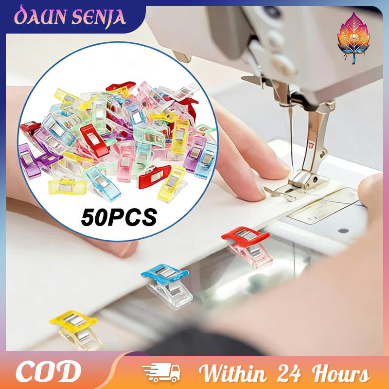 50 Pcs Penjepit Patchwork Pengikat Selimut Bahan Plastik Premium Penjahit Scrapbooking Serbaguna
