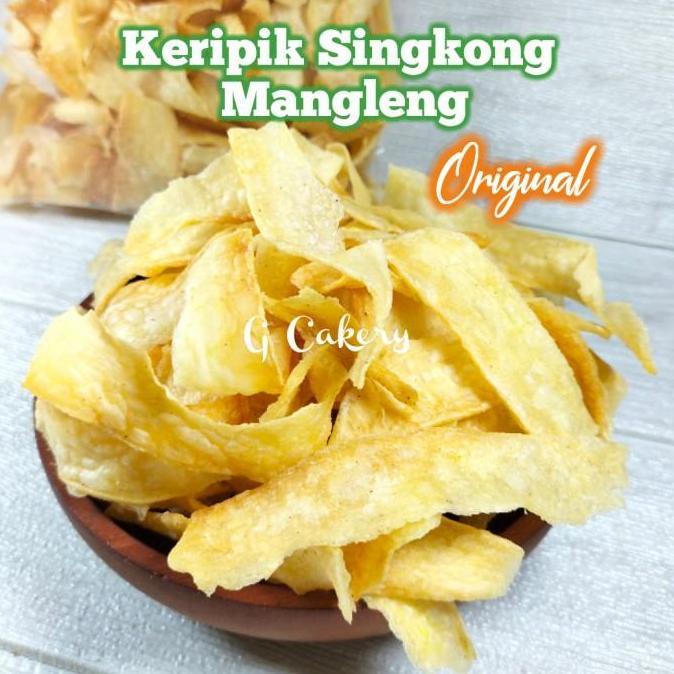 Crispy- Keripik Singkong Manggleng Gurih Asin - 500 Gram