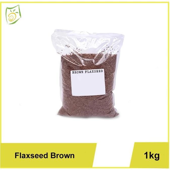 READY Flaxseed Brown 1kg - Biji Rami Coklat 1kg