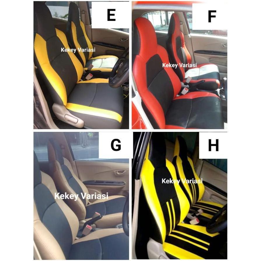 Mcqueen- Sarung Jok Brio Rs Brio Satya Bahan Mbtech Camaro Kualitas