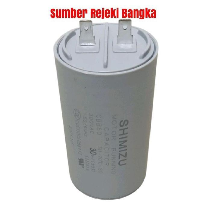 Murah Capasitor / Kapasitor 30 Uf 300 Vac/30Uf 300Vac Pompa Shimizu Ps-226/Ps-230/Ps-255